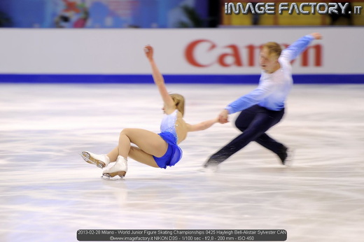 2013-02-28 Milano - World Junior Figure Skating Championships 0425 Hayleigh Bell-Alistair Sylvester CAN